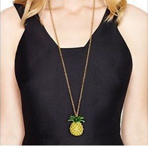 Kate Spade Rare  “Anyway you Slice it” Large Pineapple Pendent